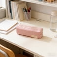 thumbnail image 6 of Lunxisen 3 Pcs Corduroy Pencil Pouch Organizer Stationery Case for Students Large Capacity Storage Essential Supplies Holder, 6 of 8