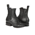 thumbnail image 2 of El General Men’s Python Imitation Black Ankle Boots 45093, 2 of 6