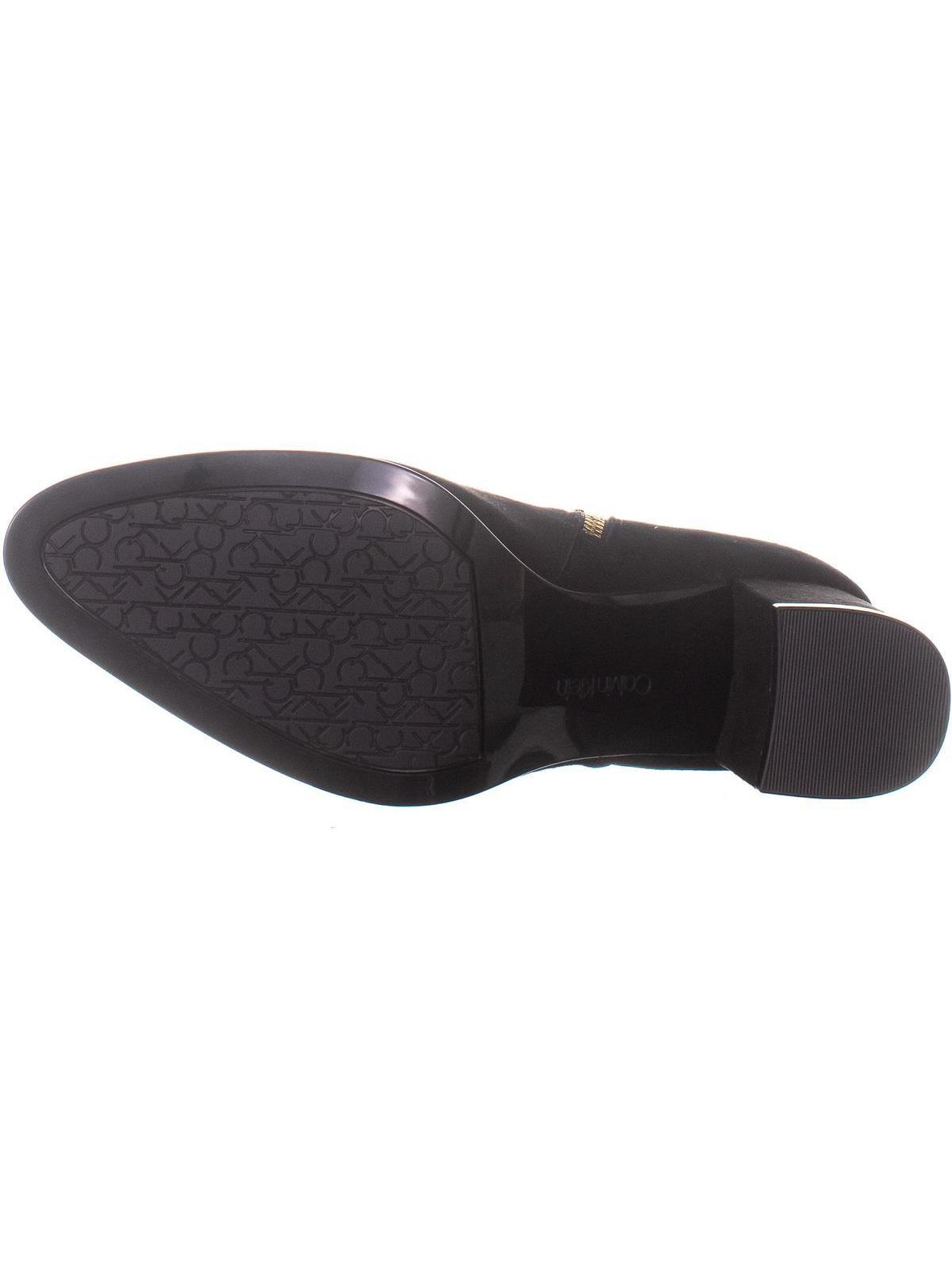 calvin klein fisa suede ankle bootie