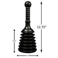 Toilet Plunger High Pressure Thrust Heavy Duty Clogs From Clogged