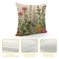 thumbnail image 4 of COMIO Spring Floral Pillow Covers  Vintage Sage Green Wild Flowers Decor Throw Pillows Wildflower Plant Outdoor Farmhouse Decorative Cushion Cases for Couch Bed Sofa Decoration, 4 of 5
