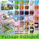 thumbnail image 3 of Bloques magnéticos GraceDuck 200 unidades para construir Dark Adventure Castle, 3 of 7