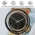 thumbnail image 3 of Inteprter Reloj de pared Tipo de puntero Reloj colgante silencioso Relojes de portátiles con pilas Jardín Restaurante Hotel Decoración del hogar Inteprter HA082723-00, 3 of 6