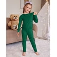 thumbnail image 3 of Arshiner Thermal Underwear for Kids Long Johns Girls Base Layer Top and Bottom Set, 3 of 6