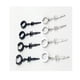 thumbnail image 4 of Pendientes con clip para la oreja, espada colgante, personalidad masculina, moda creativa, temperamento, pendiente de gota para niños de la calle larga, 4 of 4