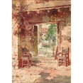 thumbnail image 3 of Teófilo Castillo 14x18 Black Modern Framed Museum Art Print Titled - The Antiquarian's Shop, Cusco (1917), 3 of 5