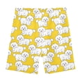 thumbnail image 4 of joogoo Bichon Cartoon Dogs Girls Lined Shorts Bike Dance Bottoms 4T, 4 of 7