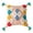 2, variant on Morocco Throw Pillow for Colorful Rhombus Tufted Tsels Cushion Cover