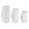 thumbnail image 3 of 3Pcs Cylinder Pedestal Stand, Cylinder Stands for party Event Decor Round Cylinder Stand Pedestal Display for Wedding Decoration ,23.6" H+29.5" H+35.4" H, 3 of 28