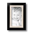 thumbnail image 2 of ArtToFrames 4x7 inch Black with Sliver slope Picture Frame, Black Wood Poster Frame (4984), 2 of 7