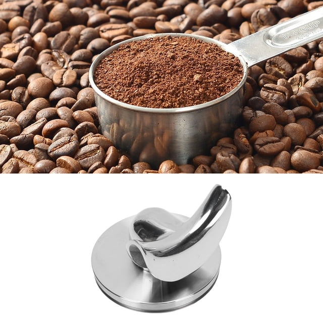 54mm Coffee Machine Portafilter Spout Coffee Machine Accessory 304 Stainless Steel Coffee Portafilter Spout Bottomless Spouted with O Rings for Even Water Distribution