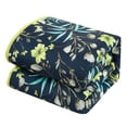 thumbnail image 3 of Lanco Grace 6-Piece Comforter Set, Navy, Queen, Floral, Fill Polyester, Floral, 3 of 7