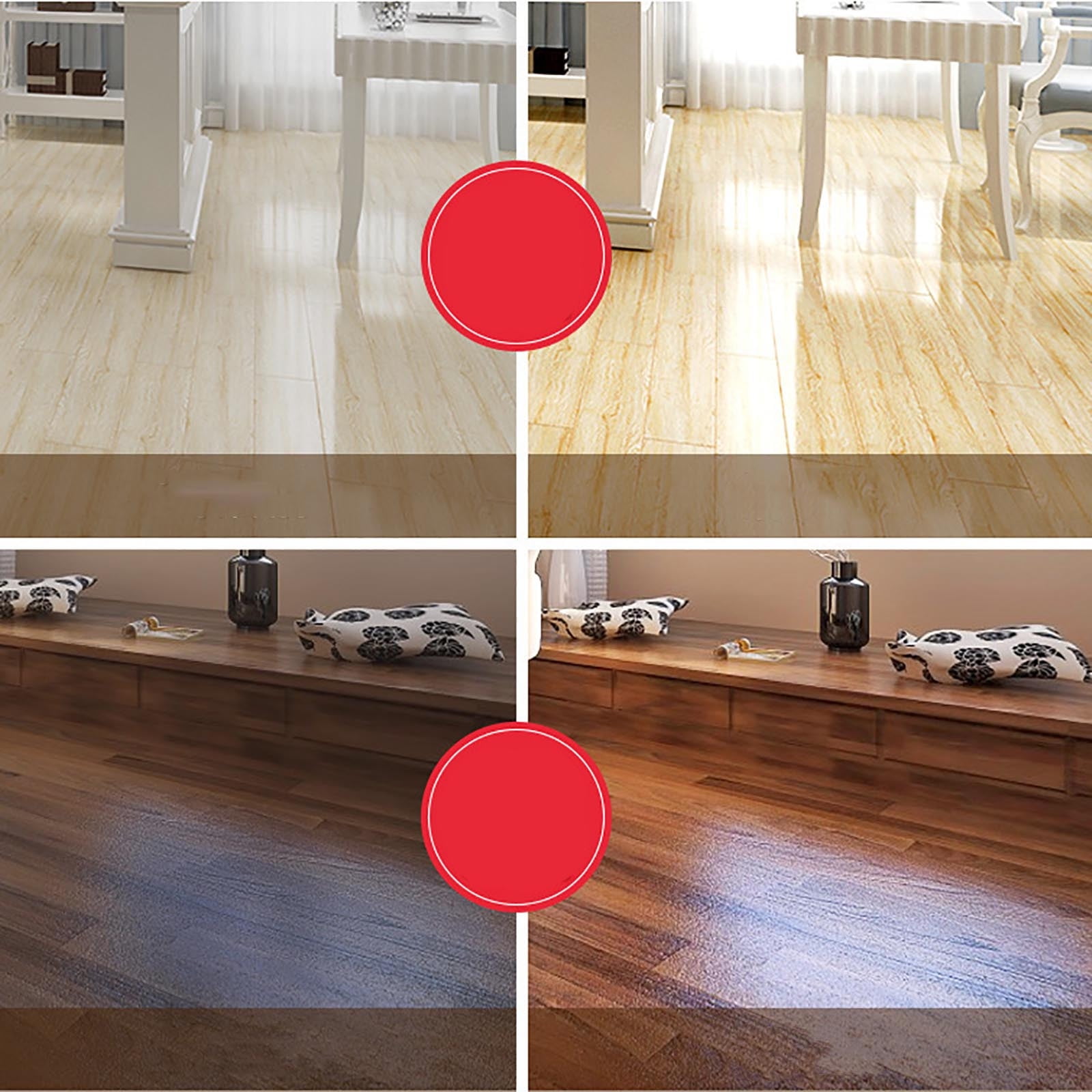 Multi-Effect Floor Cleaner, Ceramic Tile/Wood/Mop/Vinyl/Laminate Floor Cleaning, Plant-Based Formula No Harsh Chemicals, Fresh Scent Animal-Cruelty Free, Safe For Sealed Floors No Dyes