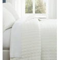 thumbnail image 3 of Brooklyn Loom Essential 100% Cotton Washed Softness 2-Piece Twin Quilt Set in White, Solid Color, OEKO-TEX Certified, 3 of 10
