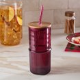 thumbnail image 2 of Better Homes & Gardens 22 oz Ribbed Tritan Sipper, Red, 2-Pack, 2 of 14