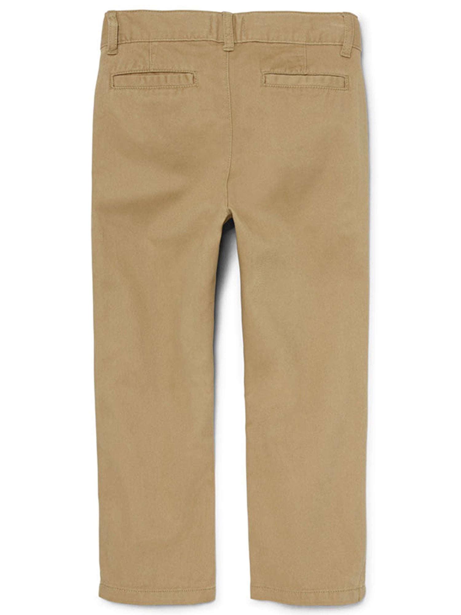 The Children's Place Boys Uniform Stretch Straight Chino Pant, 2-Pack, Sizes 4-16