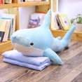 thumbnail image 3 of Almohada gigante de felpa de tiburón para niña, juguetes de peluche de Animal tierno, tiburón de Rusia, almohada Huggable, regalo de cumpleaños, 3 of 5