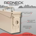 thumbnail image 4 of Redneck Convent Waterproof Ammo Box - .30 Caliber Large Ammunition Cases and Holders Storage Container with Flip Top, Tan, 4 of 7