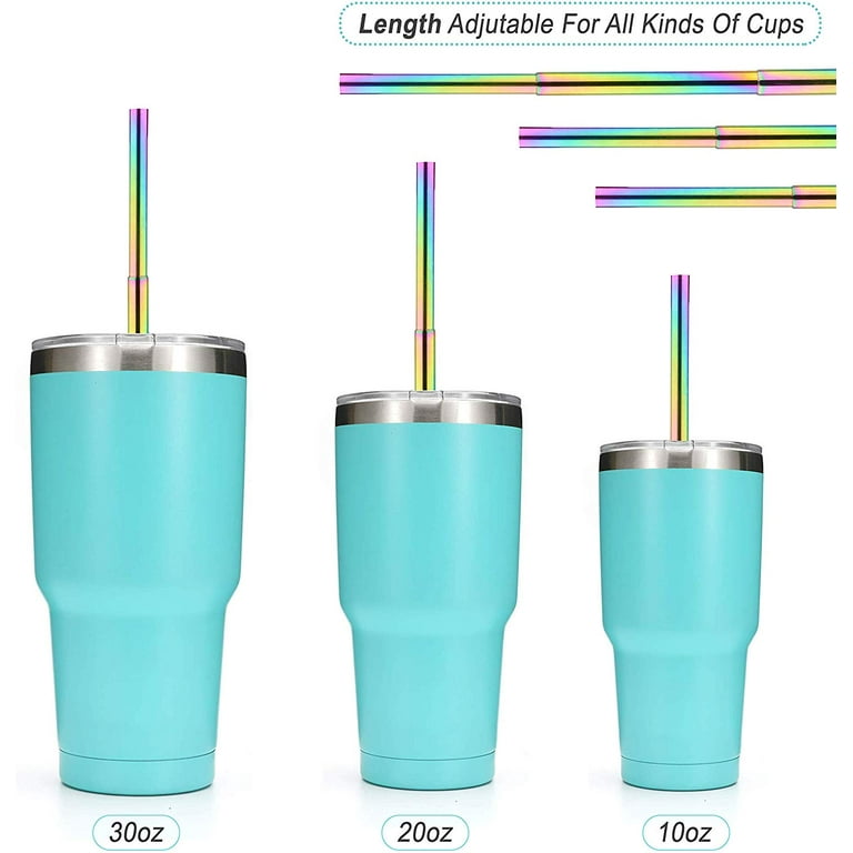 Two-color foldable silicone straw