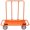 Orange + Steel#22, variant on 1600lbs Drywall Cart with Brakes for Moving Plywood, Steel Panel Dolly for Warehouse & Construction Site, Orange