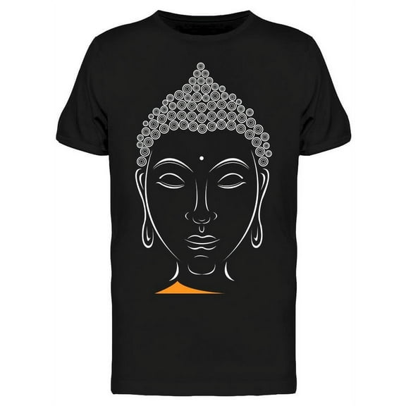 Monk With Mole Between Eyes T-Shirt Men -Image by Shutterstock, Male Small