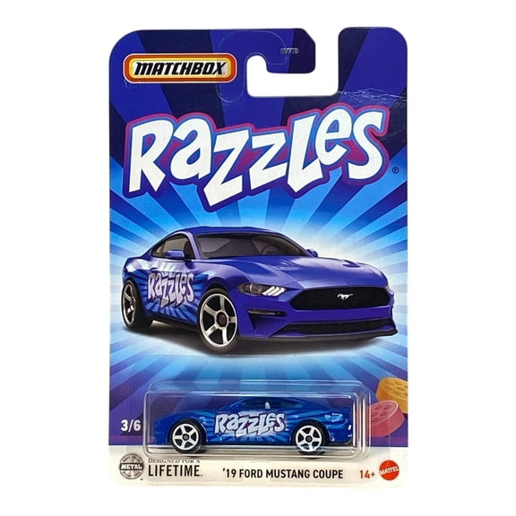 Matchbox '19 Ford Mustang Coupe "Razzles" - Matchbox Series 3/6
