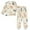 Chinese Fans Pattern, variant on Fluffy Pajamas Set Fuzzy Winter Warm Pj Sets Pullover Tops and Long Pants Abstract Summer Background X-Small