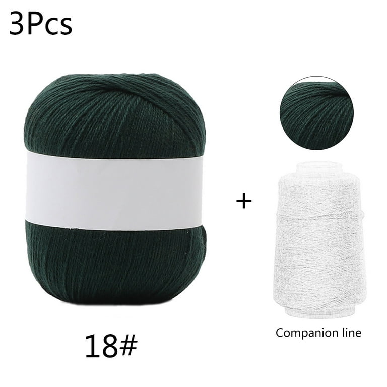 GENEMA 3 Sets Plush Cashmere Yarn 50g+20g/set Anti-pilling DIY
