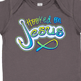 thumbnail image 4 of Inktastic Hooked on Jesus Christian Boys or Girls Baby Bodysuit, 4 of 5