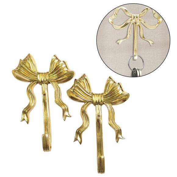 Lazo de lazo Colgador de abrigo decorativo de cinta Bolso Colgador de pared para Toalla Habitación Dormitorio