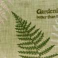 thumbnail image 2 of Parkland Collection Eureka Green Fern Decorative Lumbar Pillow, 14 x 20 Cotton Accent Pillow, 2 of 10