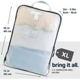 thumbnail image 3 of Large Packing Cube Set with See Through Mesh- Compression Packing Cubes Travel Organizers (White), 3 of 7