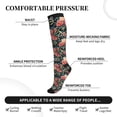 thumbnail image 2 of Pofeuu Rose Flowers Print Compression Socks for Women & Men Circulation - Best Support for Nurses,Running,Athletic,Sports, 2 of 7