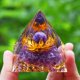 thumbnail image 1 of Generador de energía de pirámide de orgón de piedra de cristales, amatista Natural, Peridoto, Reiki, Chakra, herramienta de meditación, decoración de habitación, regalo de Navidad, 1 of 4