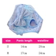 thumbnail image 5 of Pet Dog Soft Diapers Dog Diapers Puppies, With Tail Hole For Pets Cute Bowknot Dog Physiological Pants - Blue, 5 of 6