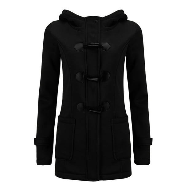 Plus size duffle coat with hood sale