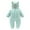 Mint Green, variant on Boys Coat Boys Winter Snowsuit Bear Ears Hooded Reversible Romper for Cold Weather