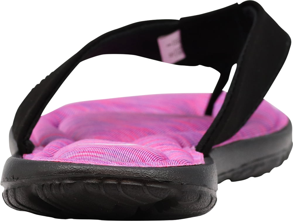 NORTY Women's Memory Foam Footbed Sandals - Runs 1 Size Small 41019-11B(M)US (Fuchsia)
