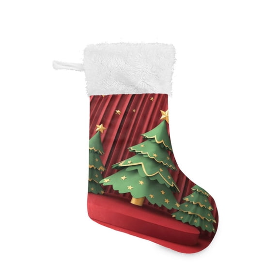 Christmas Stocking with Hanging Loop for Family Holiday Ornament Christmas Tree Stage