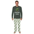 thumbnail image 3 of Matching Family Christmas Pajamas Set With Christmas in Florida Tropical Palm Tree Design, Size NB - Men 6XL, 3 of 7