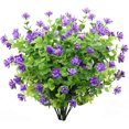 thumbnail image 1 of 4 Bouquet Artificial Eucalyptus Flower UV Resistant, 1 of 1