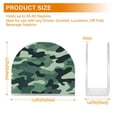 thumbnail image 4 of Yayeee Napkin Holder for Table Set of 2 Kitchen Paper Tissue Organization, Forest Camouflage Pattern, 4 of 8