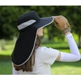 thumbnail image 4 of YooGuoGuo Women Large Brim Sun Hat with Neck Flap, Men Quick Dry Hiking Fishing Safari Hat UPF 50+, 4 of 8
