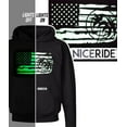 thumbnail image 2 of "Strong Faded" Black Pullover Hoodie For Men And Women, 2 of 11