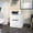 White, variant on 2 White Bedroom Nightstand - Contemporary Storage Option For In