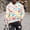 White, variant on Daiosportswear Men's Long Sleeve Shirt Crew Neck Relaxed Fit Printed Shirts Big and Tall Casual Daily Tshirt Winter Fall Tops White XL(XL)