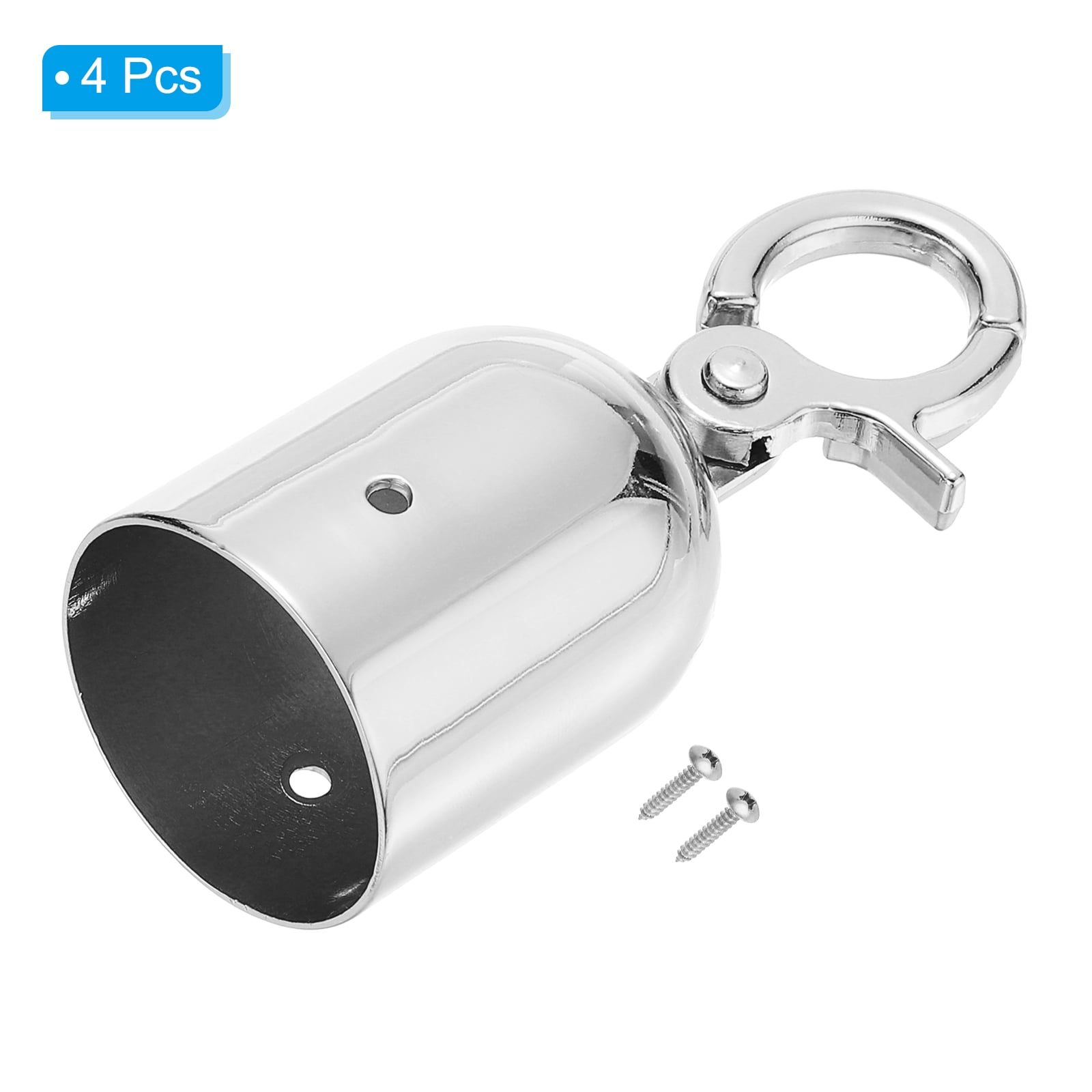 Unique Bargains Stanchion Rope End Stopper Cord for Crowd Control Queue Divider Silver