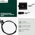 thumbnail image 2 of UDC Parts 532176556 Engine Zone Control Cable for Husqvarna Craftsman Poulan Roper Weed Eater 176556 162778 163799 176577 180817 532176577 Lawn Mowers, 2 of 6