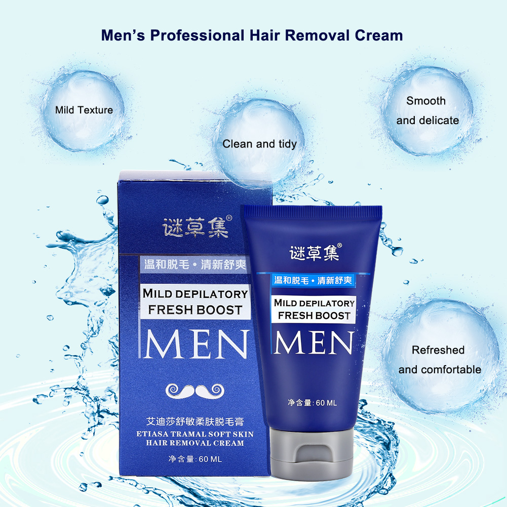 Anauto 60ml Men Body Depilatory Armpit Arm Leg Hair Painless