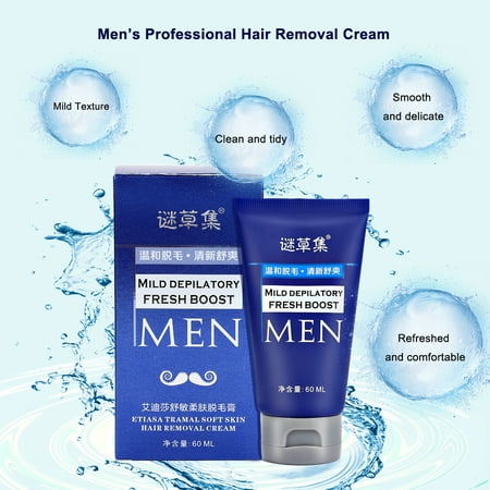 Anauto 60ML Men Body Depilatory Armpit Arm Leg Hair Painless Removal Beauty Cream, Body Hair Removal Cream, Health Beauty Hair Removal